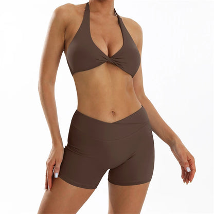 Women's Yoga Shorts & Workout Tracksuit