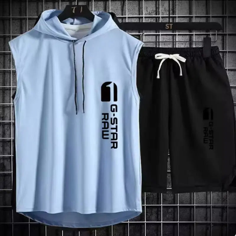 Summer Sports Tracksuit Two-Piece Set