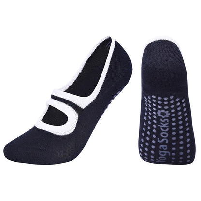 New High Quality Bandage Yoga Socks Anti-Slip Quick-Dry Damping Pilates Ballet Socks Good Grip For Women Cotton Fitness Socks