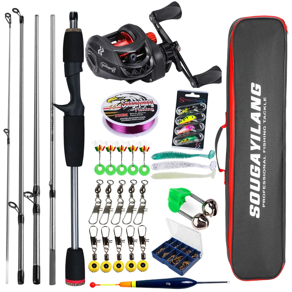 Baitcasting Rod and Reel Combo