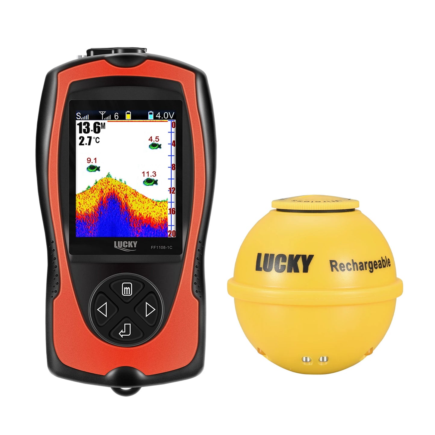 Wireless Rechargeable Portable Fish Finder