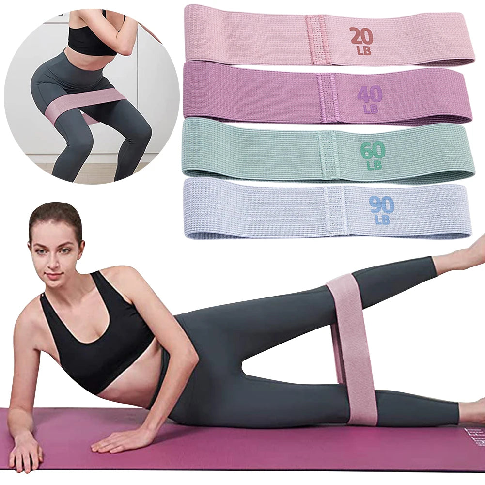 Elastic Workout Glute & Thigh Resistance Bands