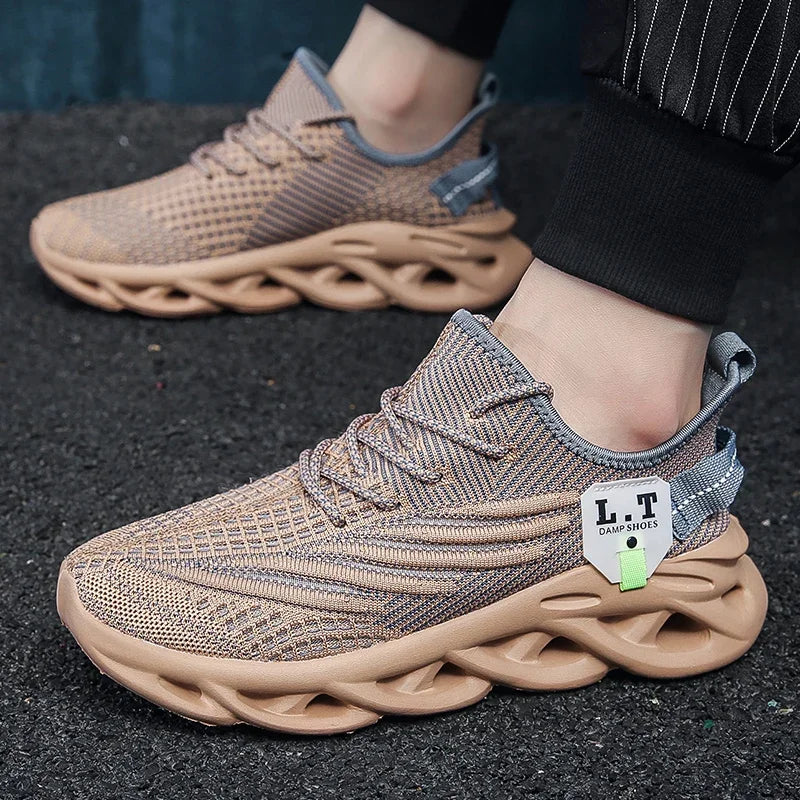 Lightweight Breathable Mesh Sports Sneakers