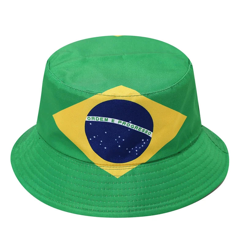 Reversible National Flag Bucket Hat