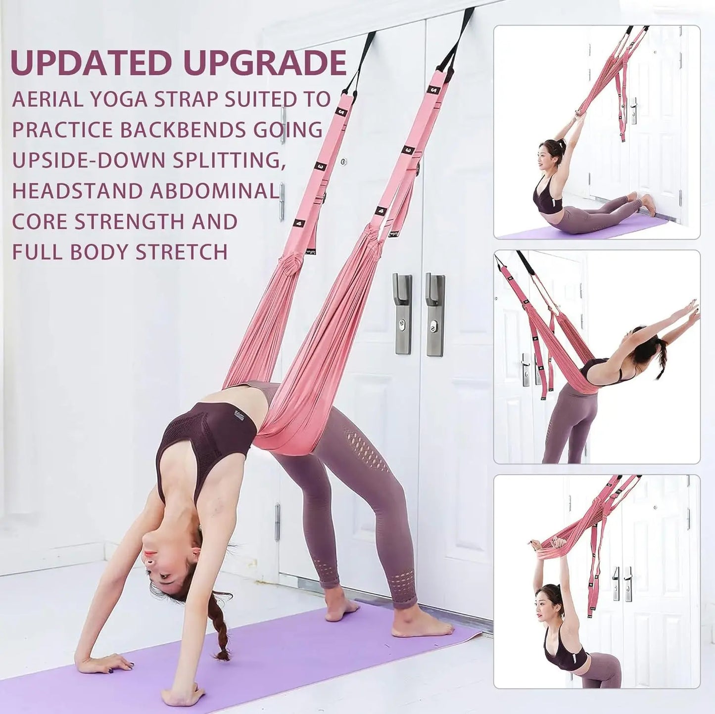 Premium Yoga Flexibility Trainer Strap