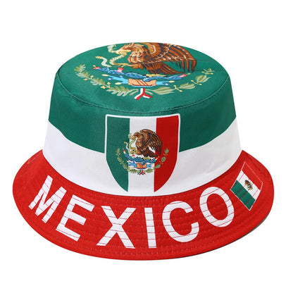 Reversible National Flag Bucket Hat