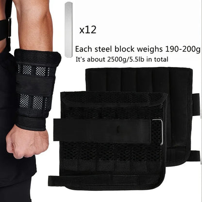 Adjustable Weight Vest & Weights Set for Strength Training