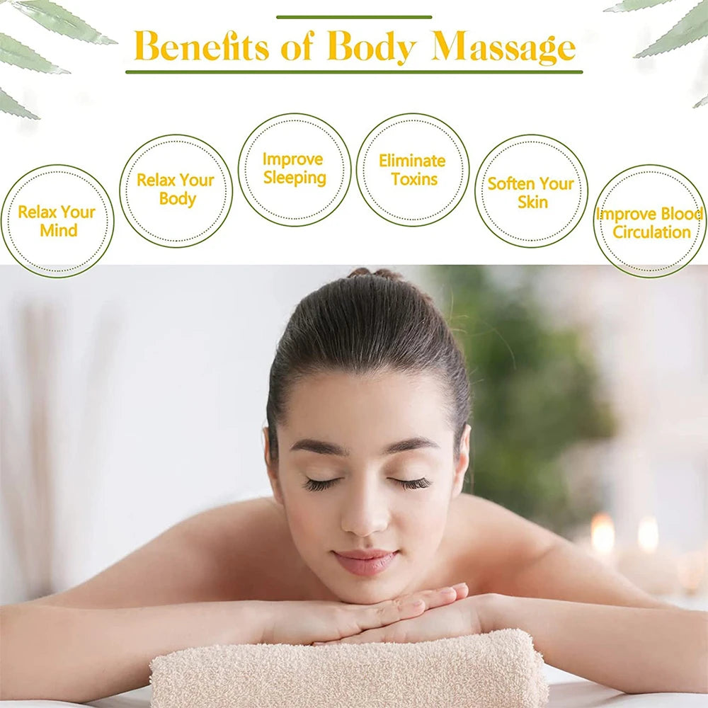 Wooden massage roller for trigger point and cellulite relief