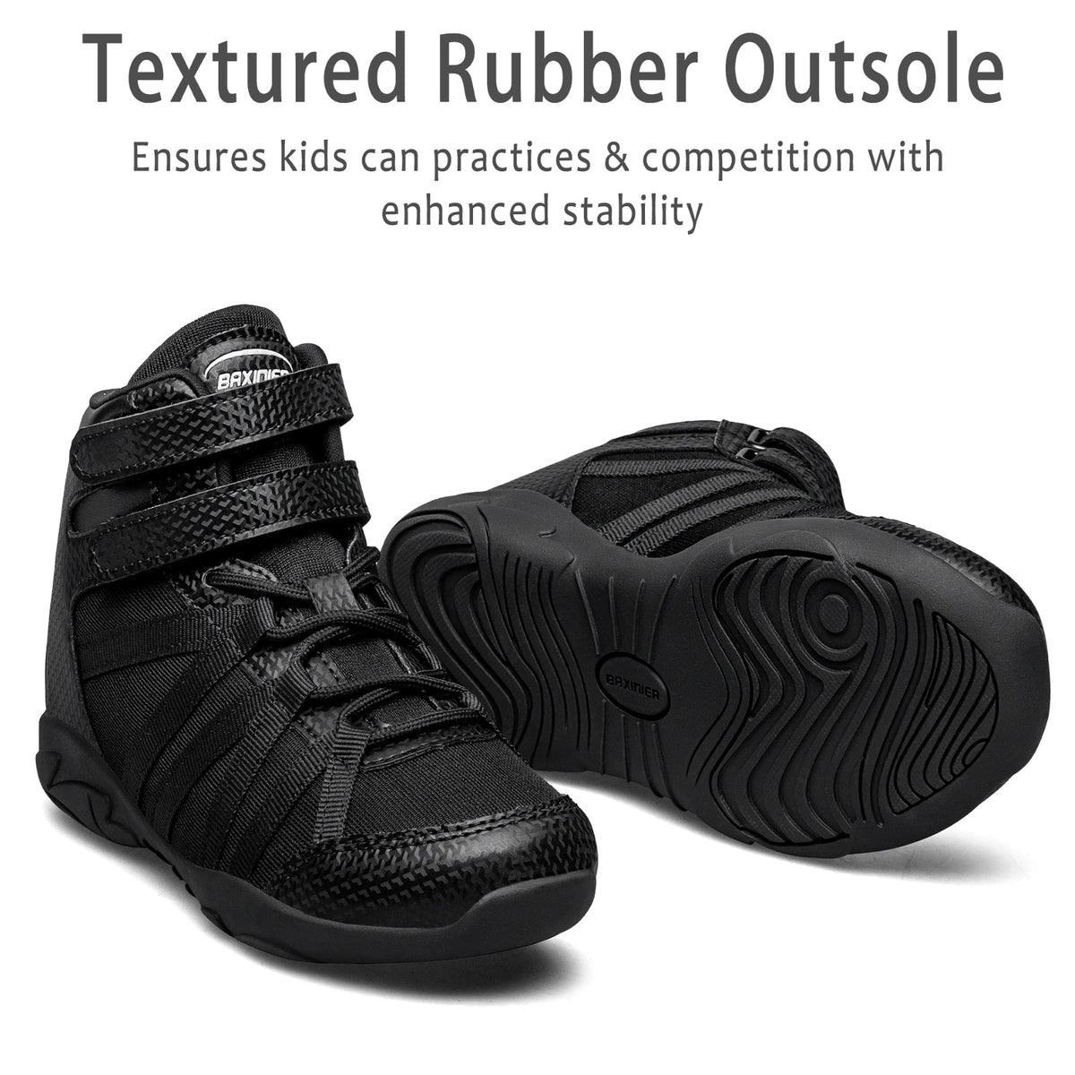 Black High Top Cheer Shoes