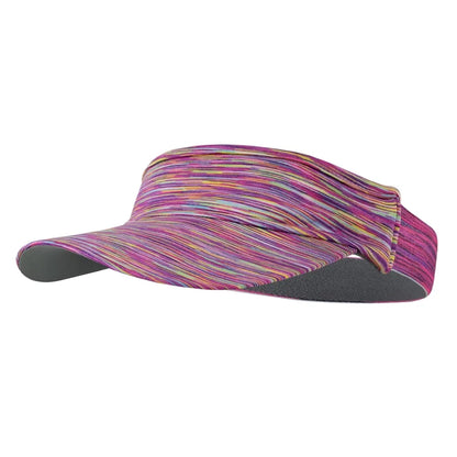 Breathable quick-dry visor cap for running, sports, and outdoor activities