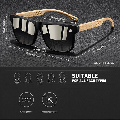 Vintage Square Frame UV400 Sunglasses