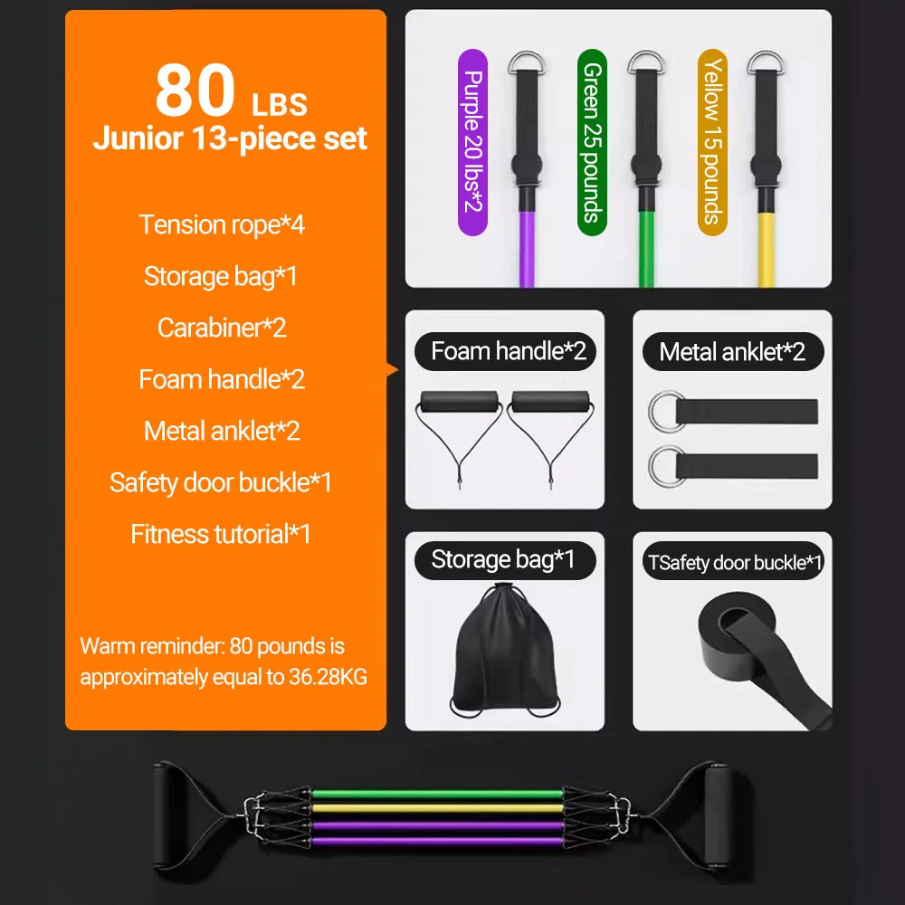 Resistance Bands Multi-Function Muscle Training Kit