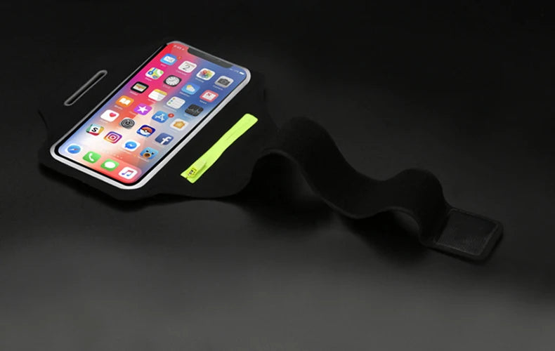 Running phone armband and wrist sleeve for sports and workouts