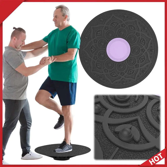 Wobble Balance Board Yoga Swing Balance Board Portable Balance Exerciser Balance Trainer for Core Training
