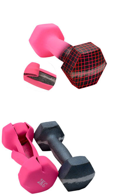 2.5kg Hex Dumbbell for Yoga & Home Fitness
