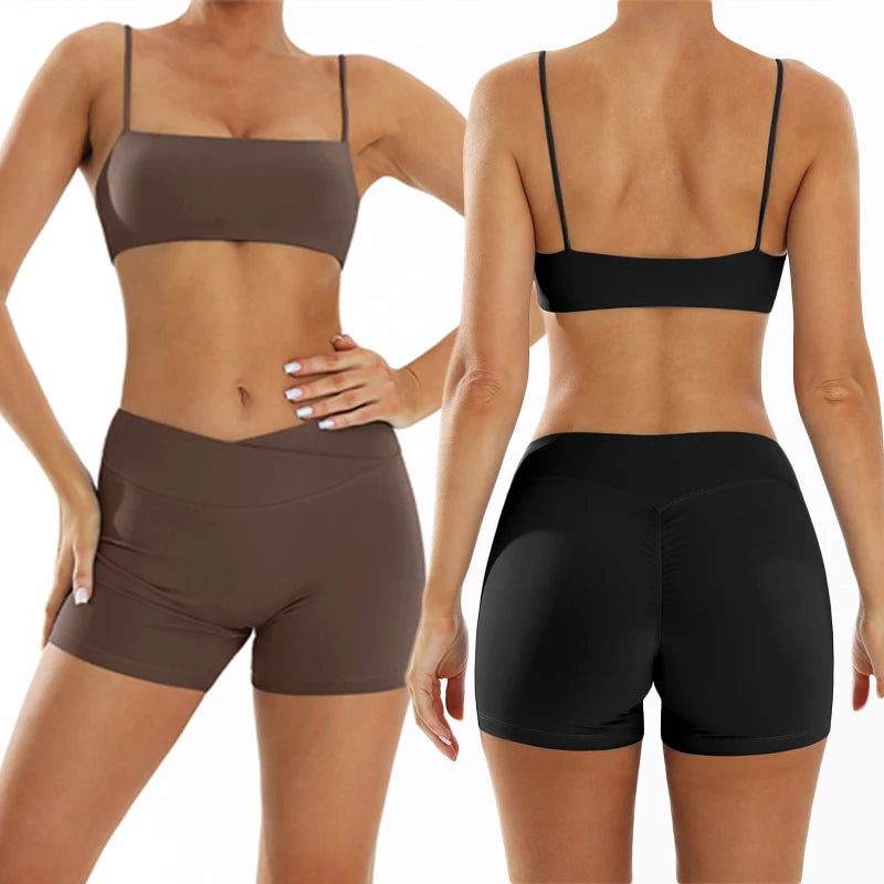 Women's Yoga Shorts & Workout Tracksuit