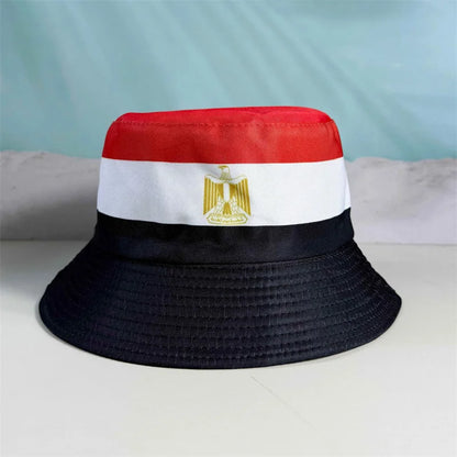 Reversible National Flag Bucket Hat