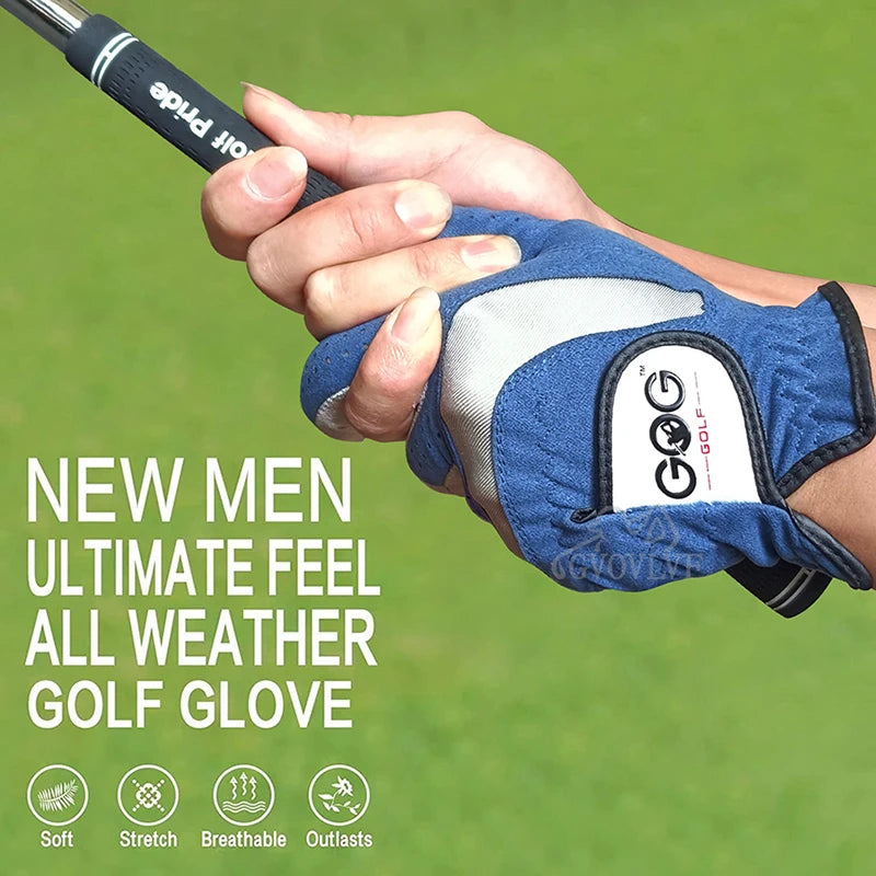 Premium Golf Gloves 8-Pack Blue