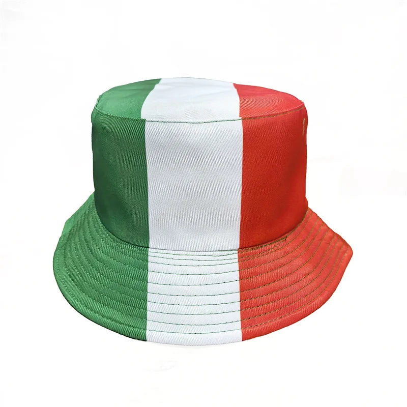 Reversible National Flag Bucket Hat