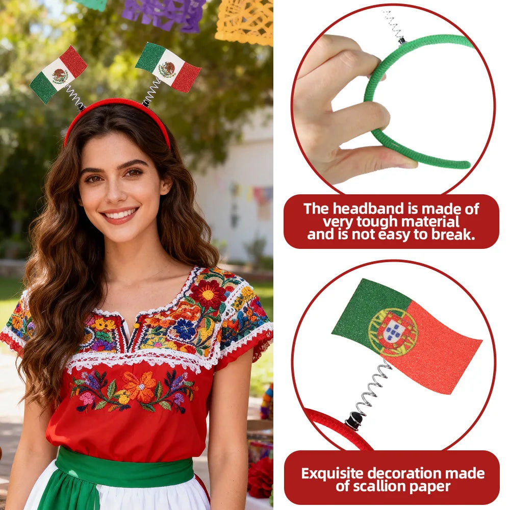 National Flag Fan Headband