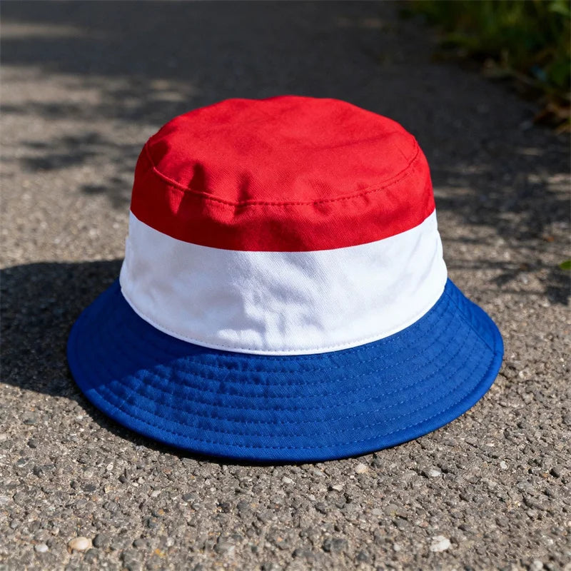 Reversible National Flag Bucket Hat
