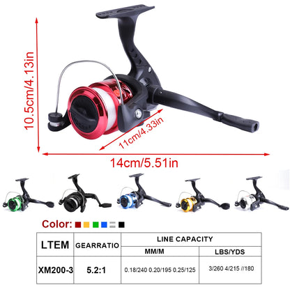 Telescopic Spinning Rod Combo Set