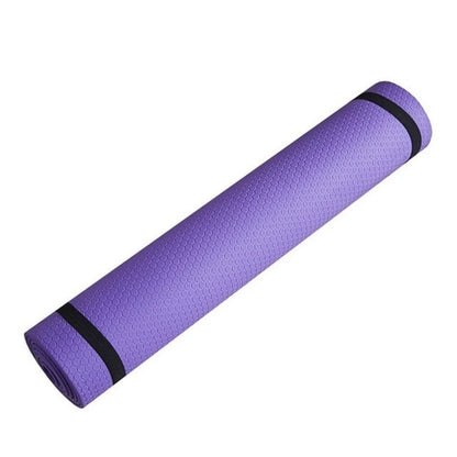Thick anti-skid yoga mat for exercise, pilates, and home workouts
