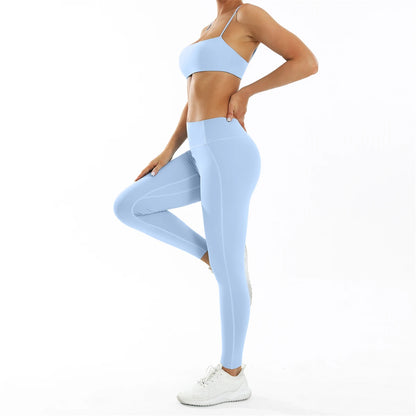 3PCS Women’s Yoga Set – Sports Bra, Leggings & Gym Outfit