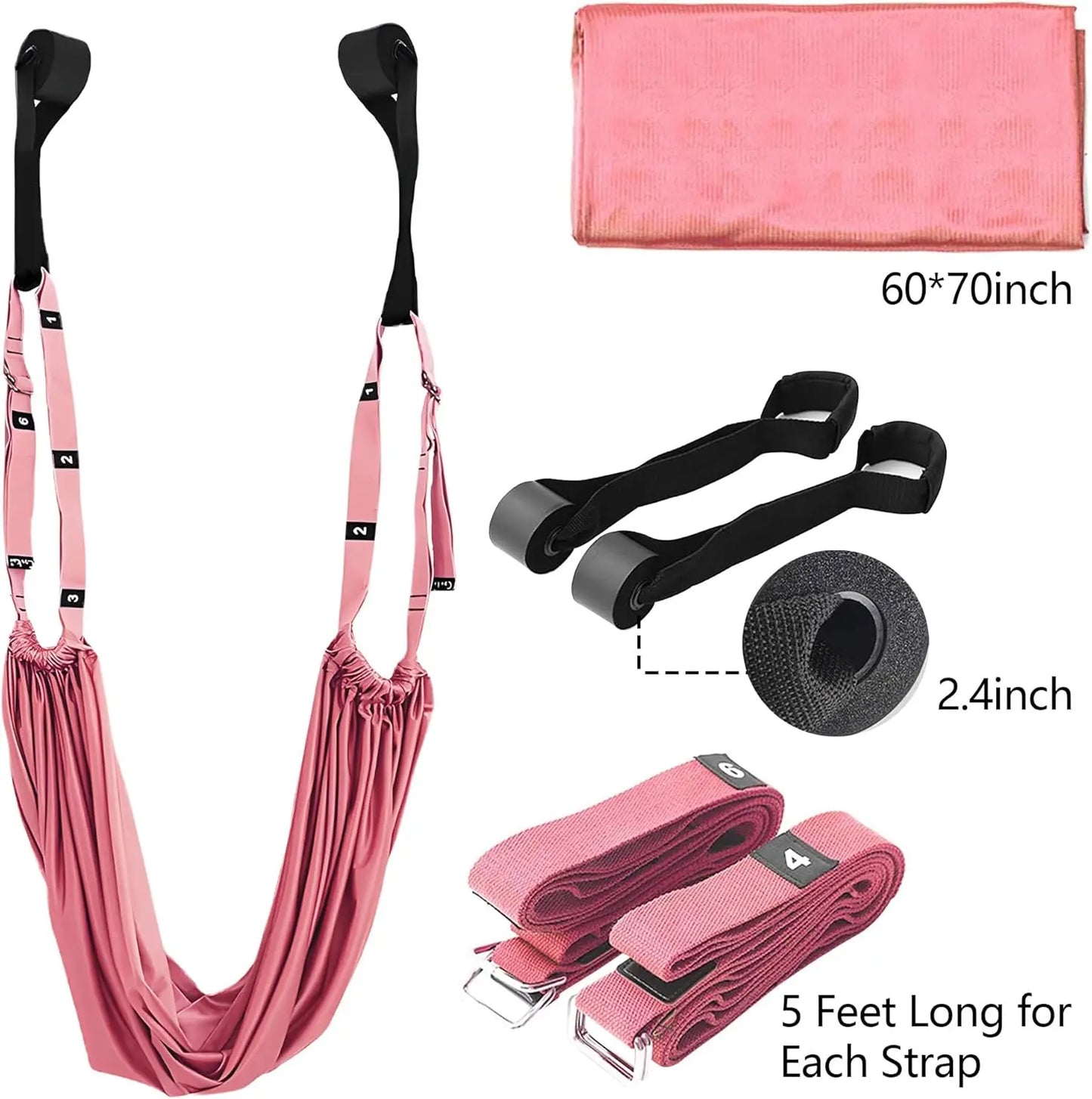 Premium Yoga Flexibility Trainer Strap