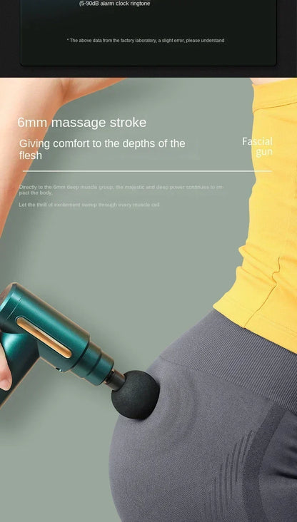 USB mini massage gun for muscle relaxation and recovery