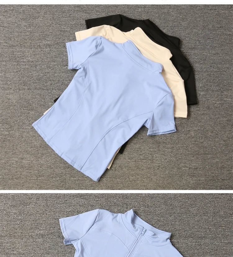Women’s Slim Fit Quick-Dry Full Zip Yoga & Running Top