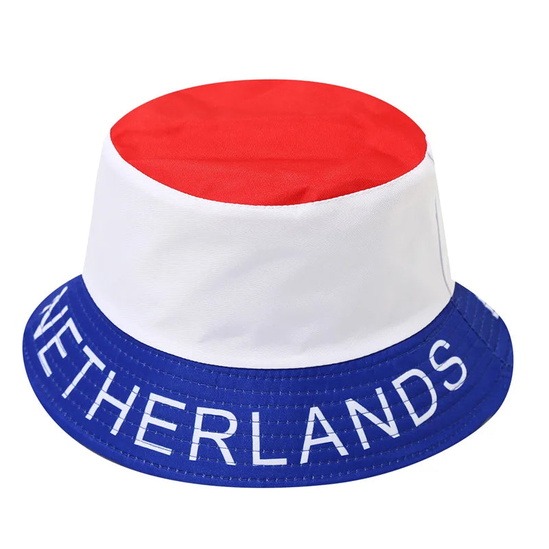 Reversible National Flag Bucket Hat