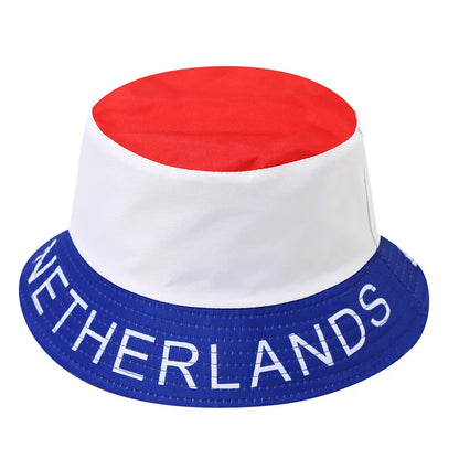 Reversible National Flag Bucket Hat