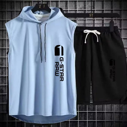 Summer Sports Tracksuit Two-Piece Set