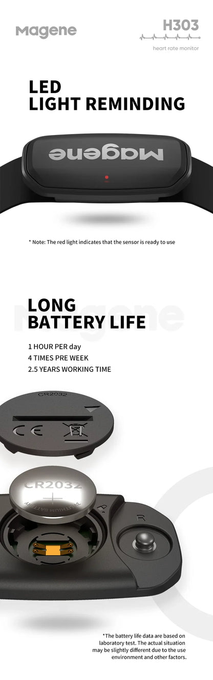 Heart Rate Monitor - Bluetooth with Chest Strap