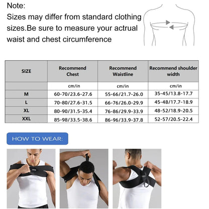 Adjustable Posture Corrector Belt