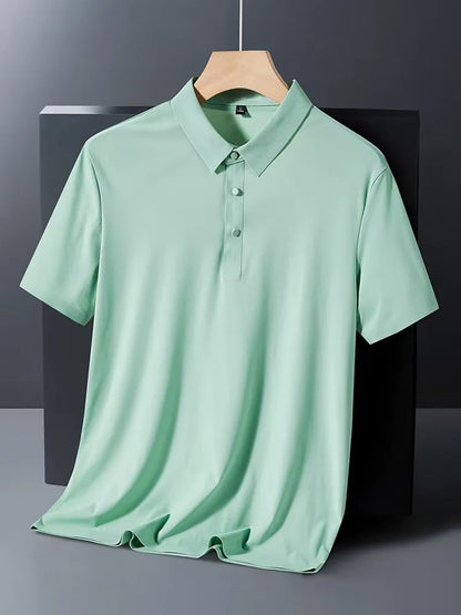 Premium Ice Silk Polo Shirt