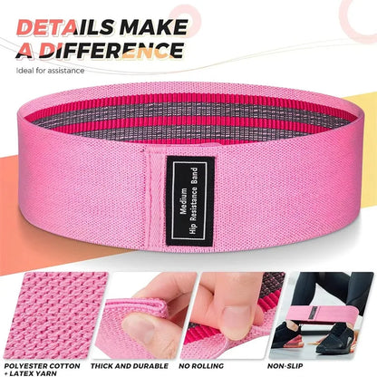 Resistance bands for fitness, pull-up assist, and powerlifting training