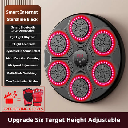 Music Boxing Trainer Bluetooth Wall Mounted