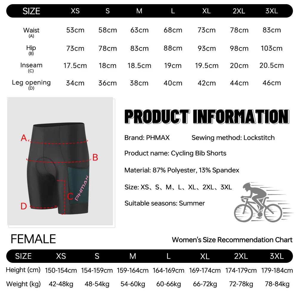 5D Padded Women's Cycling Shorts