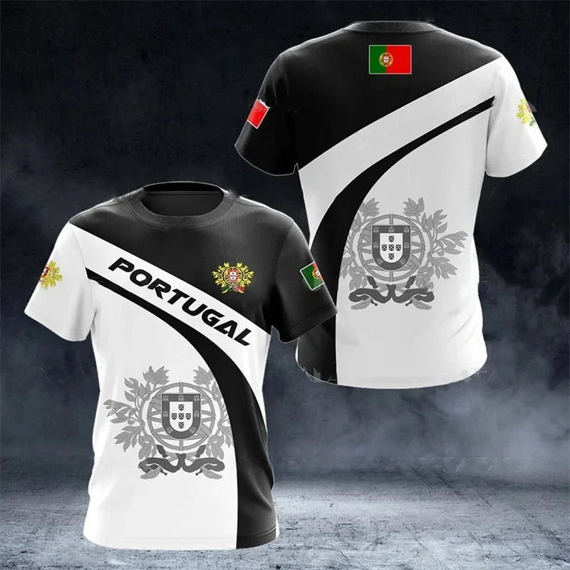 Portugal Flag 3D Graphic Tee
