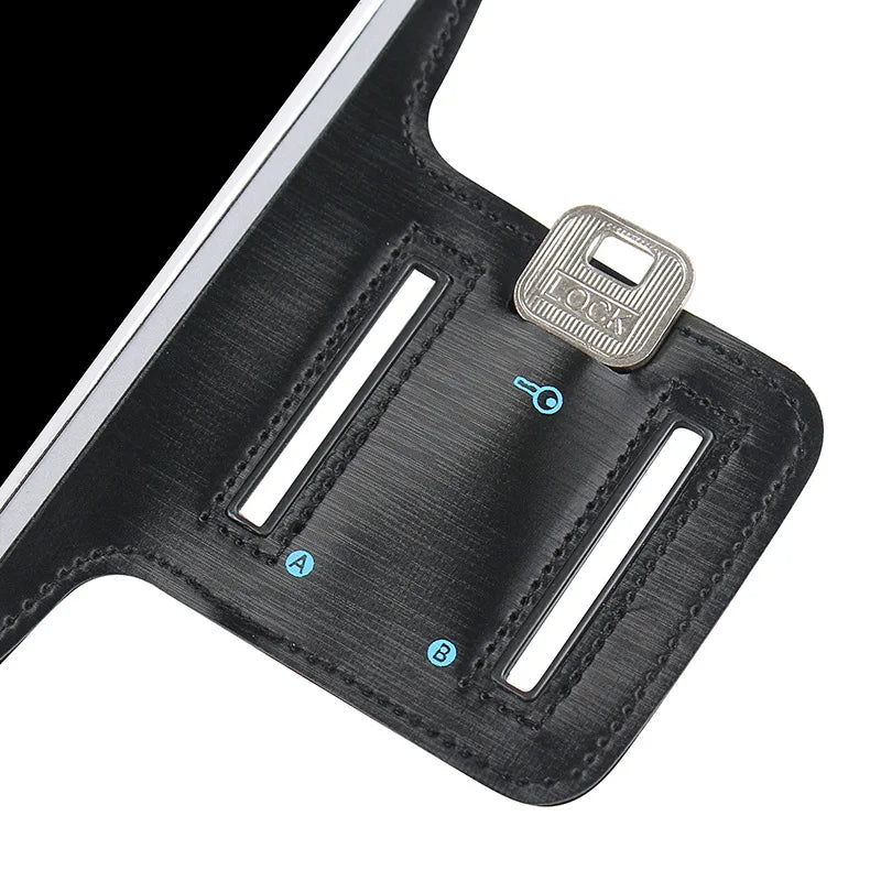 Universal sports armband phone holder for running and gym workouts