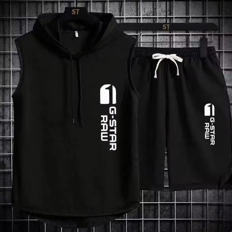 Summer Sports Tracksuit Two-Piece Set