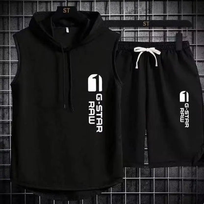 Summer Sports Tracksuit Two-Piece Set