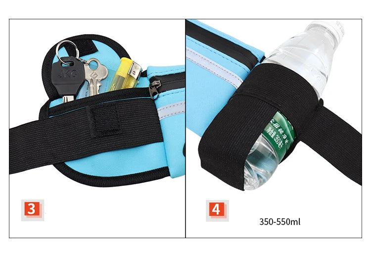 Sports waist bag for running, cycling, and gym – fits phones and essentials