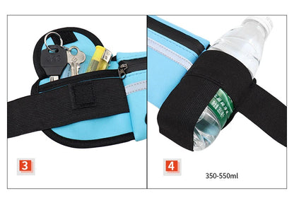 Sports waist bag for running, cycling, and gym – fits phones and essentials