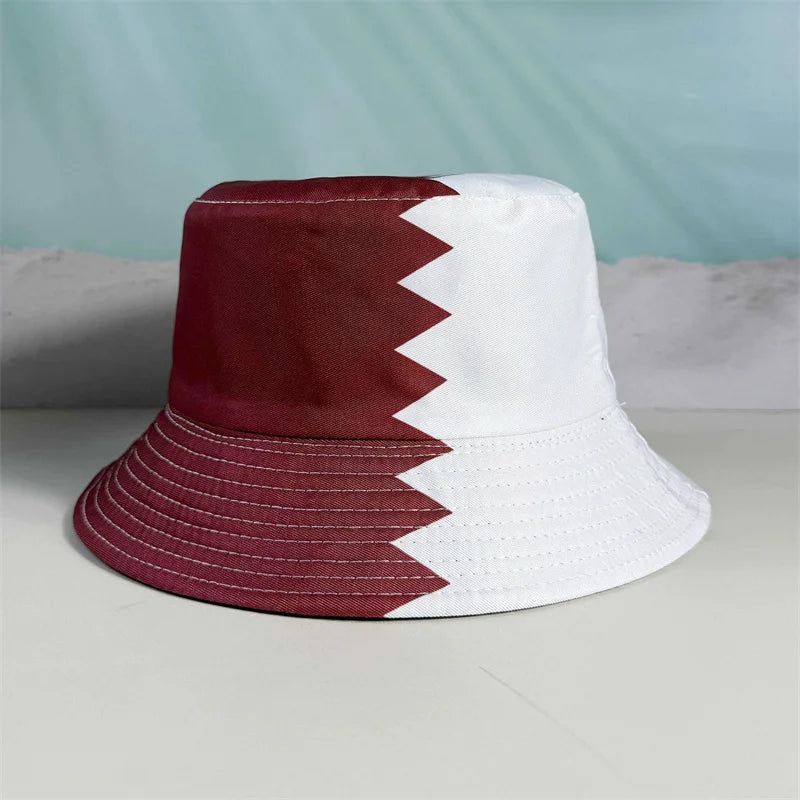 Reversible National Flag Bucket Hat