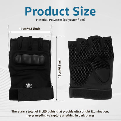 LED Hands-Free Flashlight Gloves