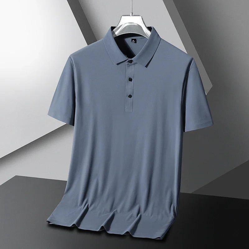 Premium Ice Silk Polo Shirt