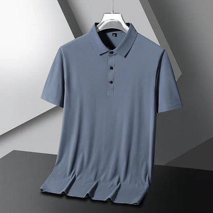 Premium Ice Silk Polo Shirt
